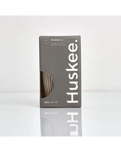 HuskeeCup Range 12oz Cup & Lid Natural