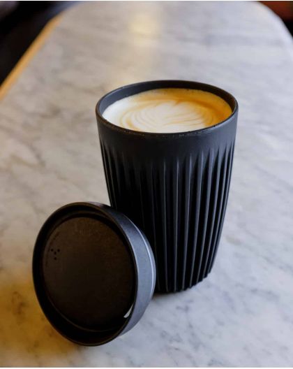 HuskeeCup Range 6oz Cup & Lid Charcoal