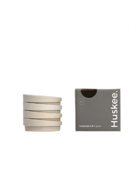 Huskee Cup Universal Lid 4-Pack Natural