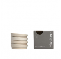 Huskee Cup Universal Lid 4-Pack Natural