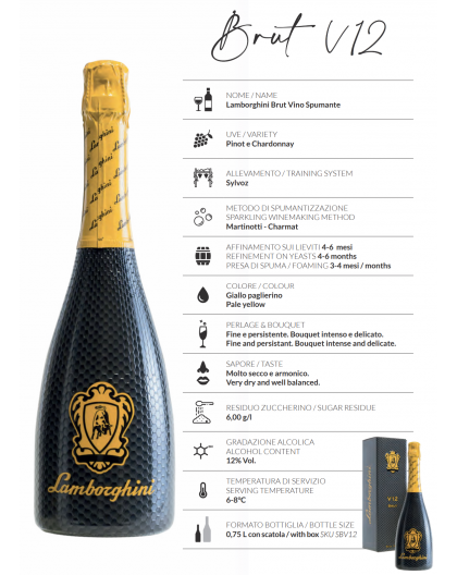 Lamborghini: V12 Brut Sparkling Wine