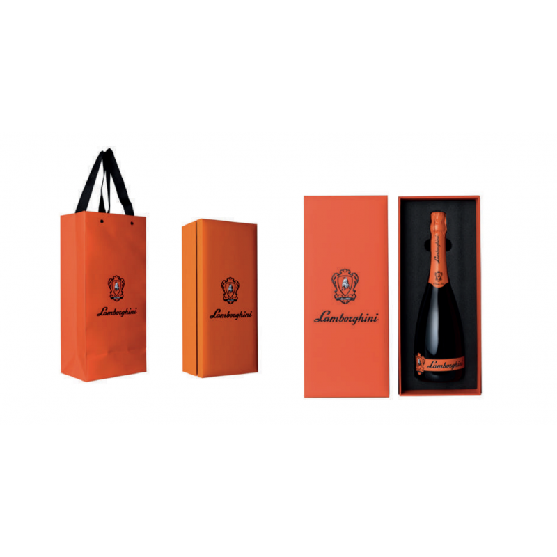 Lamborghini Gold Brut Gift Set (750ml)