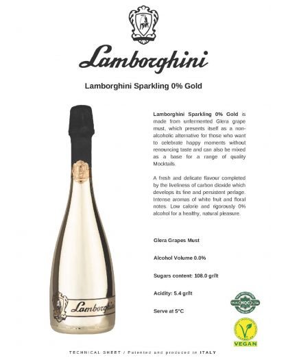 Lamborghini: Sparkling 0% Alcohol
