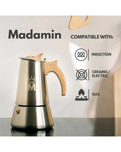 Madamin, Moka Pot, 4 чаши