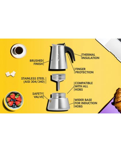 Madamin, Moka Pot, 4 Cups