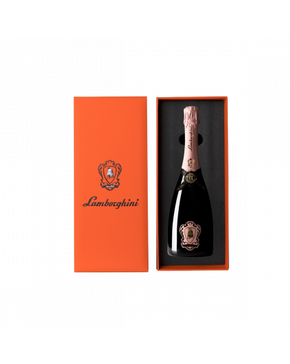 Lamborghini sparkling wine Classic Method Rosé Millesimato BIO Organic