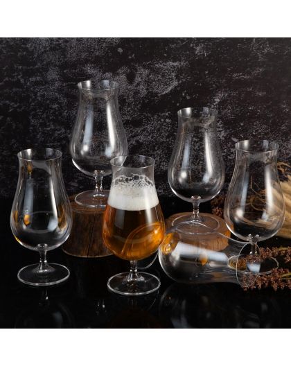 Bohemia Crystalite Beer glasses 630ML