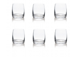 6 Bohemia Crystal glasses for vodka Pavo, 230 ml