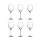 6 Bohemia Crystal  Red wine glasses "Avila"