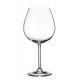 6 bohemia crystal red wine glasses "Colibri" 650ml