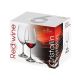 6 bohemia crystal red wine glasses "Cristallin" 590ml