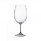 6 bohemia crystal red wine glasses "Cristallin" 450ml