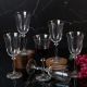 6 bohemia crystal red wine glasses "Angela" 350ml