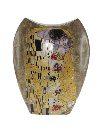 Porcelain vase "The Kiss" series