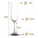 6 Bohemia crystal champagne / sparkling glasses "Strix"