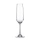 6 Bohemia crystal champagne / sparkling glasses "Strix"