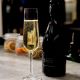 6 Bohemia crystal champagne / sparkling glasses "Strix"