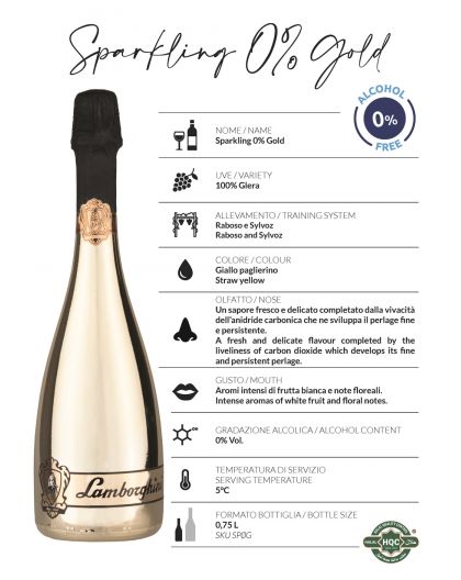 Lamborghini: Sparkling 0% Alcohol