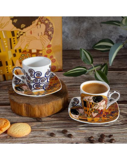 Set of two cups for coffee, The Kiss, 60ml