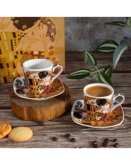 Set of two cups for coffee, The Kiss, 60ml