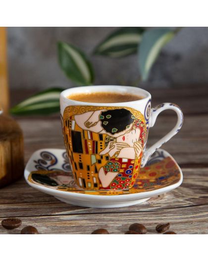 Set of two cups for coffee, The Kiss, 60ml