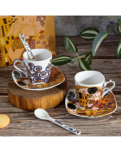 Set of two cups for coffee, The Kiss, 60ml