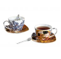 Комплект чаши за чай " Целувката" 220 мл