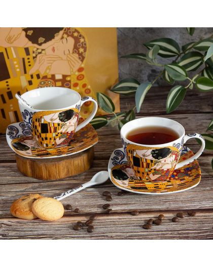 Set of two cups "The Kiss" 220ml