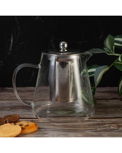 Glass teapot, 750ml