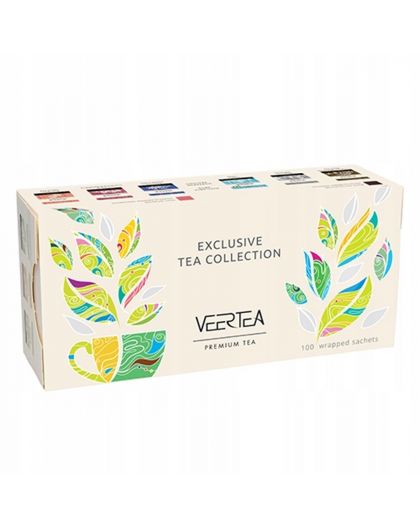 Fruit Tea mix Gift Set - 100 tea bags, Veertea Premium