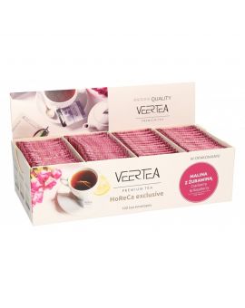 VEERTEA Cranberry & Raspberry, 100 tea bags