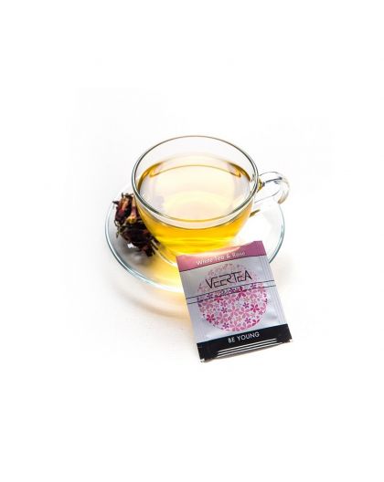 VEERTEA White Tea & Rose, 100 tea bags