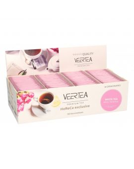 VEERTEA White Tea & Rose, 100 tea bags