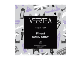 VEERTEA Pyramid Чай Ърл Грей, Earl Grey, 40 пакетчета