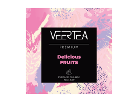 Veertea Pyramid Чай от хибискус и сушени плодове, Fruits, 40 пакетчета