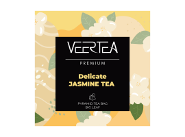 VEERTEA Pyramid Green Tea & Jasmine, 40 tea bags