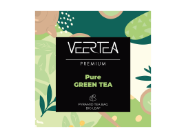 VEERTEA Pyramid Pure Green Tea, 40 tea bags