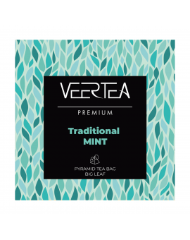 VEERTEA Pyramid Traditional Mint, 40 tea bags