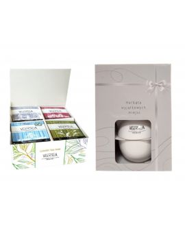 Gift Set Veertea, Teapot, Tea cup, Saucer & 40 Mix teas