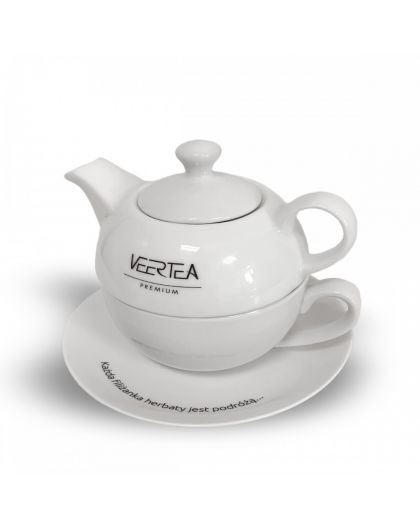 Teapot, Tea cup, Saucer Set &  40 Mix best Veertea teas