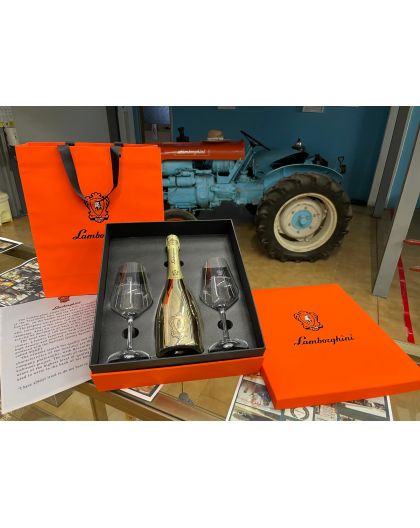Lamborghini sparkling wine Brut Pinot Chardonnay GOLD