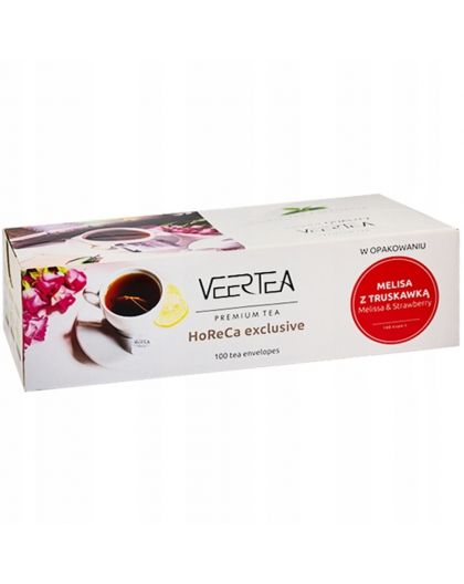 VEERTEA Чай от Мелиса с ягода, 100 пакетчета