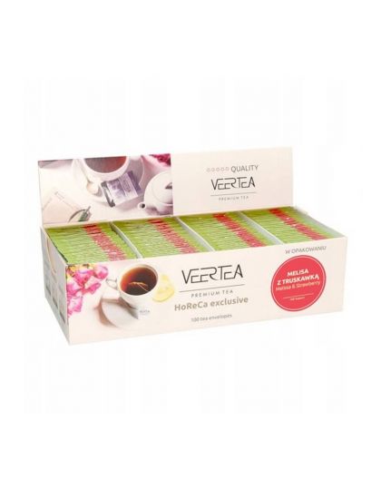 VEERTEA Чай от Мелиса с ягода, 100 пакетчета