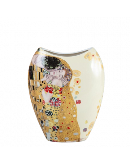 Porcelain vase "The Kiss" series 