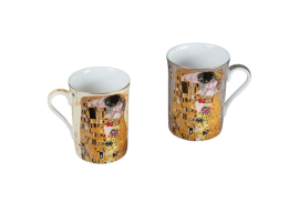 Set of two cups "The Kiss"