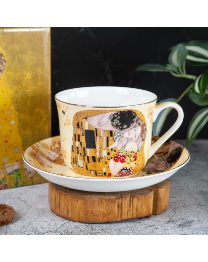 Gift cup for tea "The Kiss" 500ml