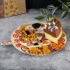 Porcelain Cake plate with spatula "the Kiss" 26.5cm