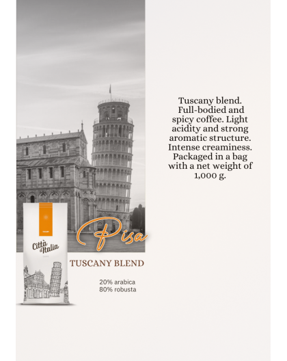 Citta d'Italia, Coffee Beans, Pisa