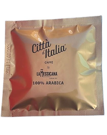 Citta d'Italia кафе 18БР моно дози E.S.E 100% арабика