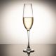 6 Bohemia crystal champagne / sparkling glasses "Columba"